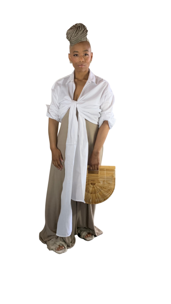 Look 4 | Wednesday | Breakfast

Zara TIED POPLIN SHIRT ZW COLLECTION

Chanel CC Stud Earrings (Sold only in Boutique Stores)

Zara Long Rustic Dress (No Longer Available)

Zara Linen Flat Sandals (No Longer Available)

Amazon Vintga Bamboo Bag